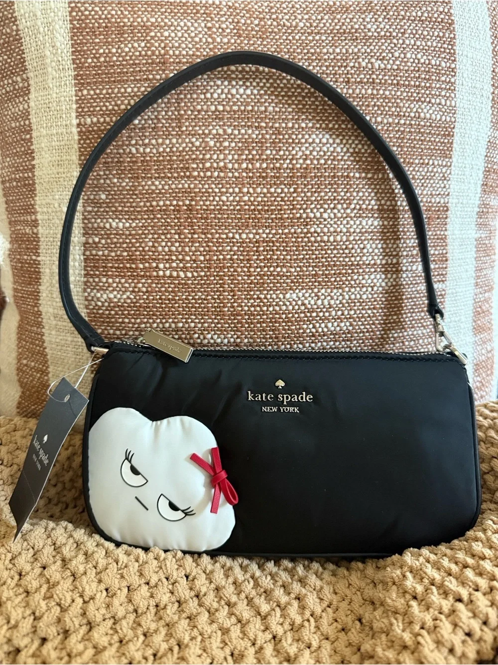 kate spade Black Shoulder Bag Gemini Monsters Mini Bag - NWT